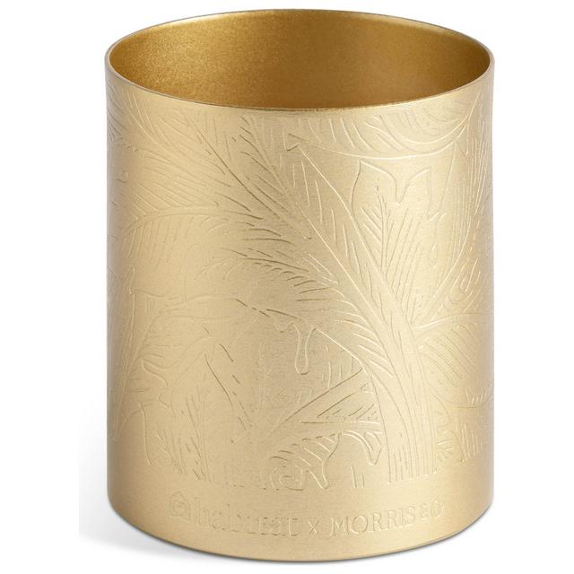 Habitat x Morris & Co Habitat x Morris & Co. Brass Single Candle - Oak & Fallen Acorn