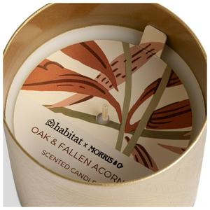 Habitat x Morris & Co. Brass Single Candle - Oak & Fallen Acorn - gallery image 2