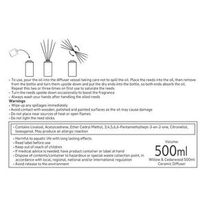 Habitat x Morris & Co. Willow & Cedarwood 500ml Diffuser - gallery image 4