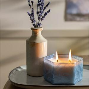 Habitat x Morris & Co. Bluebell & Acanthus Multiwick Candle - gallery image 2