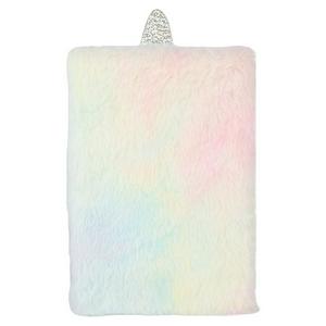 Sainsbury's Home Unicorn Furry A5 160 Page Ruled Notebook - gallery image 3