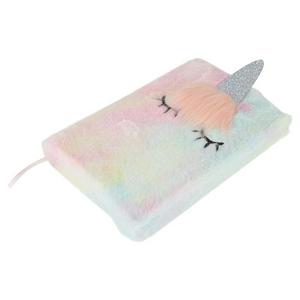 Sainsbury's Home Unicorn Furry A5 160 Page Ruled Notebook - gallery image 4