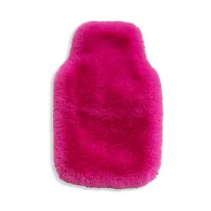 Habitat Neon Pink Faux Fur Hot Water Bottle