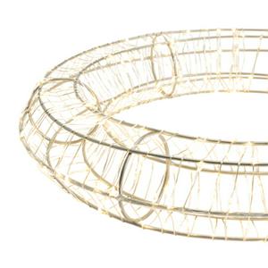 Habitat Warm White LED Christmas Wreath of Lights - gallery image 4