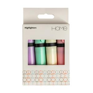 Sainsbury's Home Tank Pastel Highlighters - Pack of 4