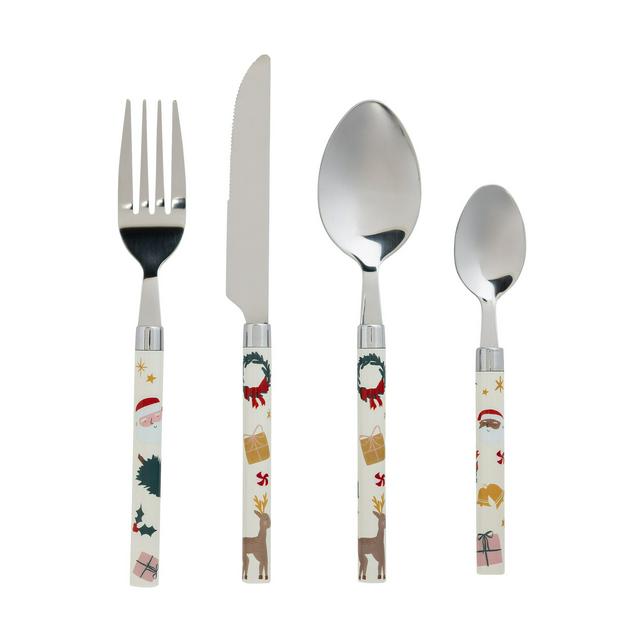 Christmas cutlery best sale