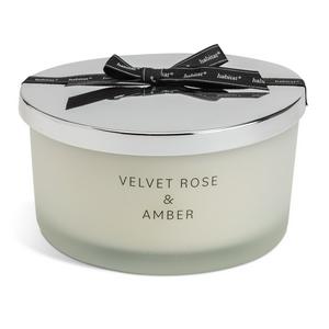 Habitat Luxe Velvet Rose & Amber XL Candle with Lid