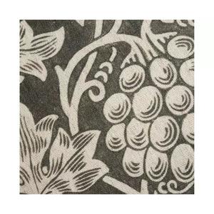 Habitat x Morris & Co. Sunflower Woodblock Bolster Cushion - gallery image 4