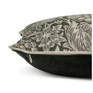 Habitat x Morris & Co. Sunflower Woodblock Bolster Cushion - gallery image 5