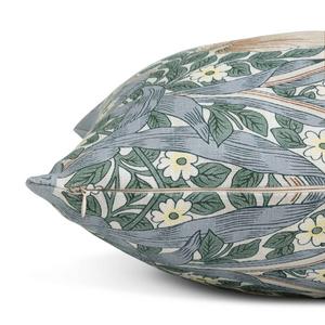 Habitat x Morris & Co. Pimpernel Cushion - Blue - 50x50cm - gallery image 5
