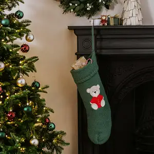 Sainsbury's Home Stamford Bear Christmas Stocking