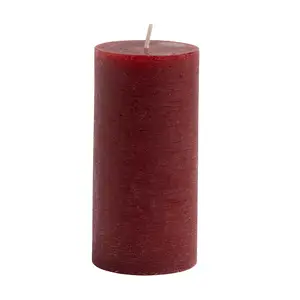 Sainsbury's Home Medium Pillar Candle - Red