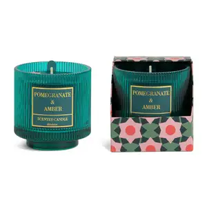 Habitat Scented Boxed Candle - Pomegranate & Amber