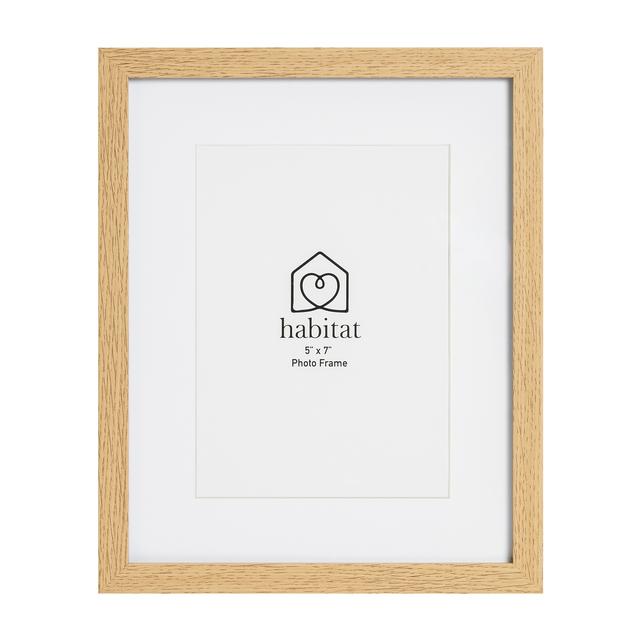 Habitat Oak effect Single Mount - 5x7"