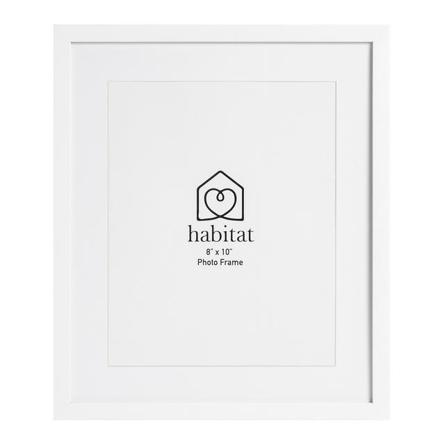 Habitat Single Mount Frame - White - 8x10"