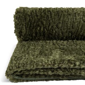 Habitat Moss green shearling Throw 125x150 - gallery image 3