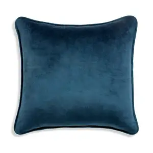 Habitat Velvet Cushion Cover - Navy - 43x43cm