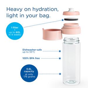 BRITA 600ml Water Filter Bottle - Apricot - gallery image 3