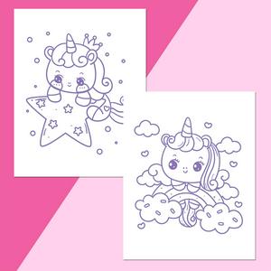 Colour Me Magnets Unicorn Book - gallery image 3