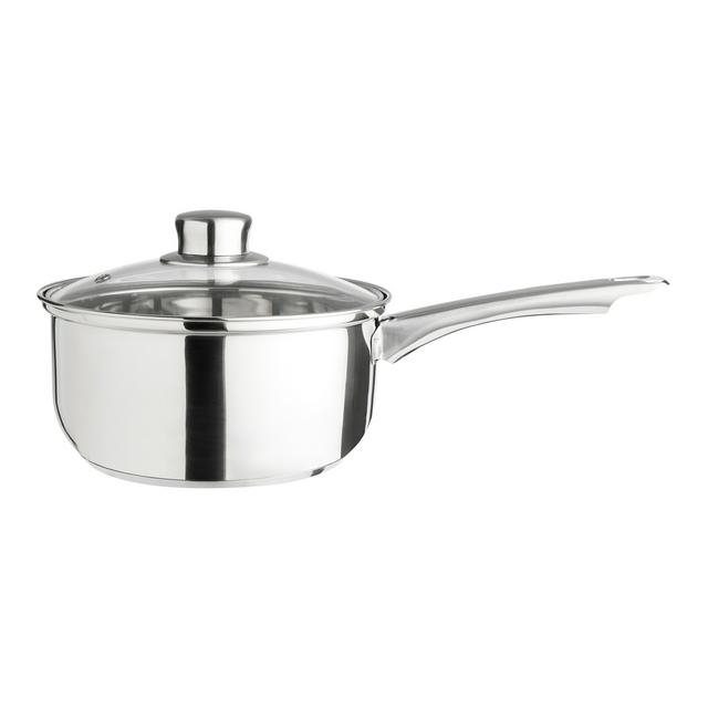 Sainsbury's Home 18cm Stainless Steel Saucepan