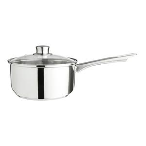 Sainsbury's Home 20cm Stainless Steel Saucepan