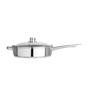Sainsbury's Home 26cm Stainless Steel Saute Pan