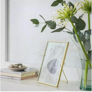 Habitat Skinny Metal Easel Picture Frame - Gold - 18x13cm - gallery image 2