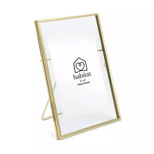 Habitat Skinny Metal Easel Picture Frame - Gold - 18x13cm - gallery image 3