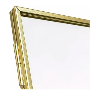 Habitat Skinny Metal Easel Picture Frame - Gold - 21x17cm - gallery image 4
