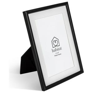 Habitat Skinny Metal Picture Frame - Black - 19x14cm - gallery image 3