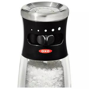 OXO Softworks Acrylic Salt Grinder - Black - gallery image 3