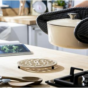Habitat Cast Iron Trivet - Cream - gallery image 2