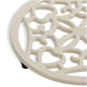 Habitat Cast Iron Trivet - Cream - gallery image 4