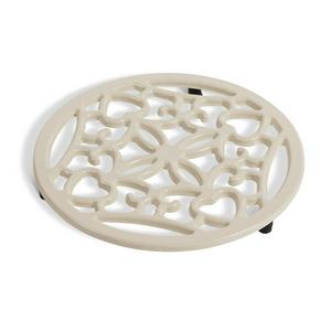 Habitat Cast Iron Trivet - Cream