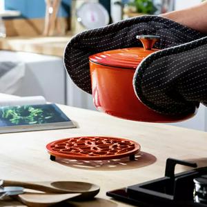 Habitat Cast Iron Trivet - Orange - gallery image 2