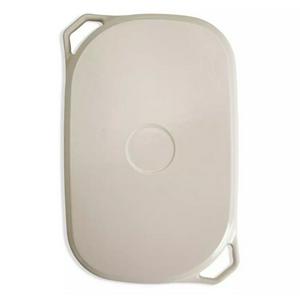 Habitat Large Cast Iron Grill Pan - Cream - gallery image 4