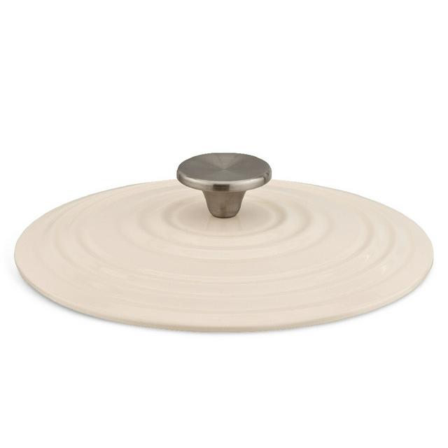 Habitat 3.3 Litre Cast Iron Casserole Dish Cream Sainsbury s