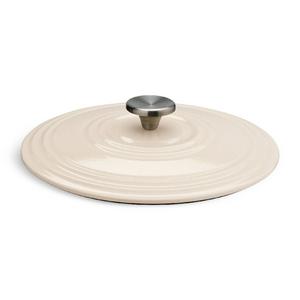 Habitat 4.7 Litre Cast Iron Casserole Dish - Cream - gallery image 3