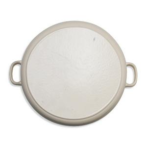 Habitat 4.7 Litre Cast Iron Casserole Dish - Cream - gallery image 4