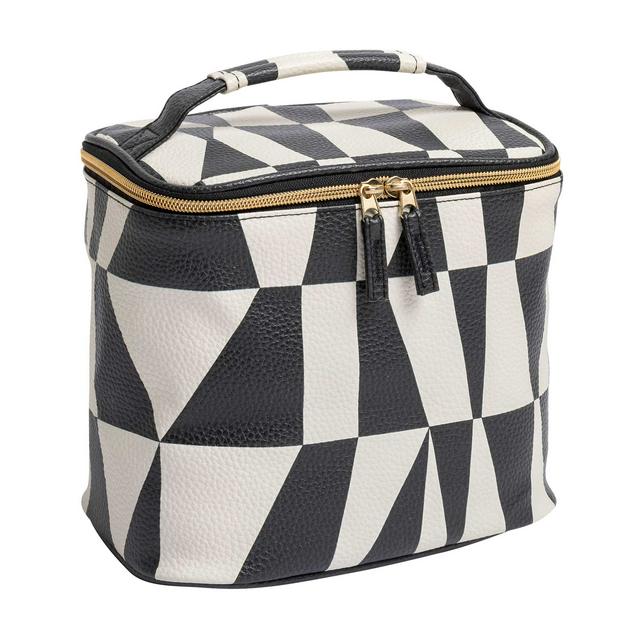 Sainsbury s Home Modern Geo Faux Leather Lunch Bag Sainsbury s