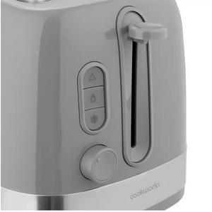 Cookworks Illuminated 2 Slice Toaster - Grey Plastic - gallery image 2