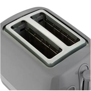 Cookworks Illuminated 2 Slice Toaster - Grey Plastic - gallery image 5
