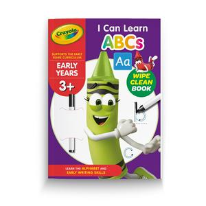 Crayola Wipe Clean Workbook 3+ Assortment