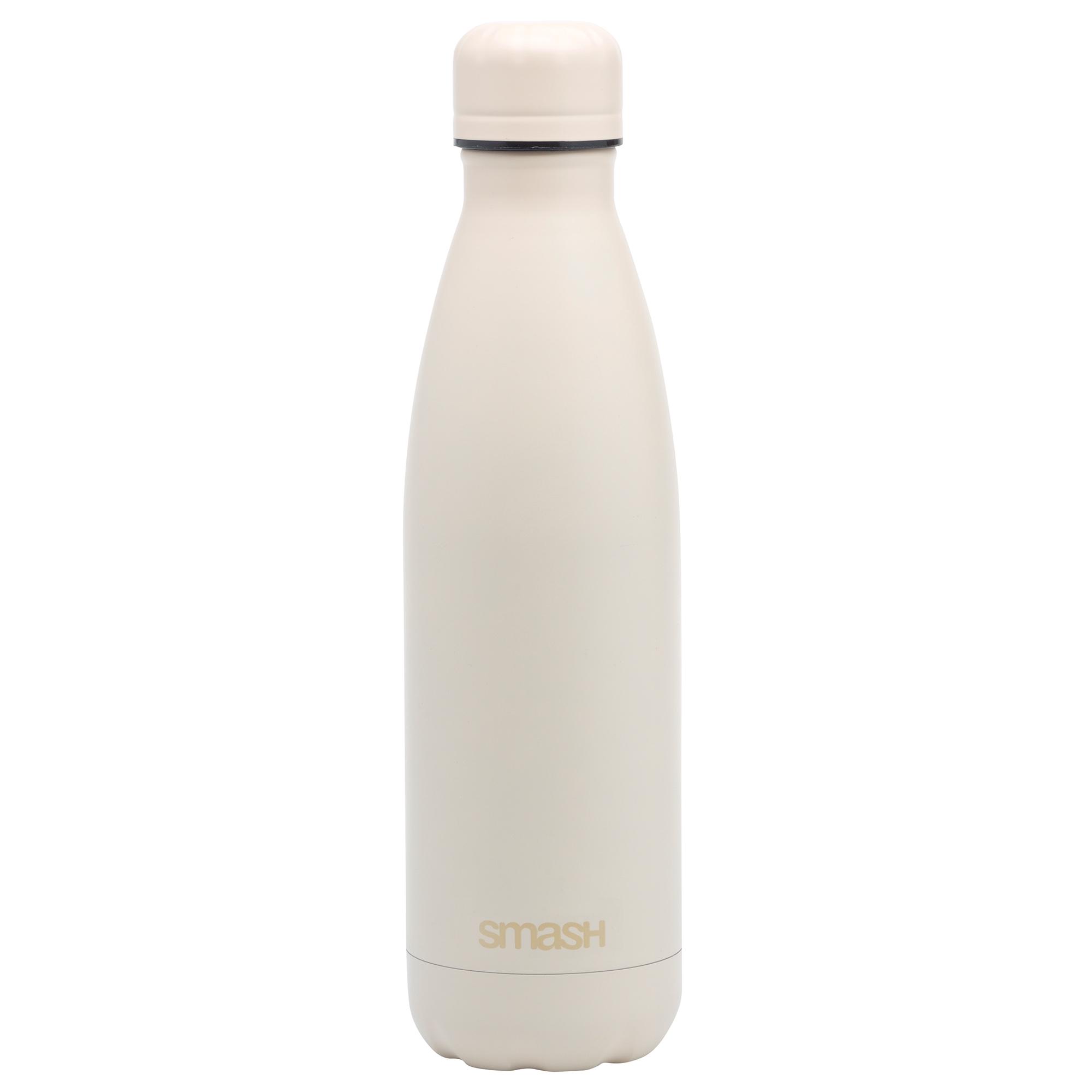 Smash Beige Stainless Steel Water Bottle 500ml