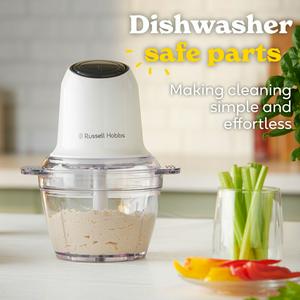 Russell Hobbs Go Create White Mini Chopper 27540 - gallery image 2