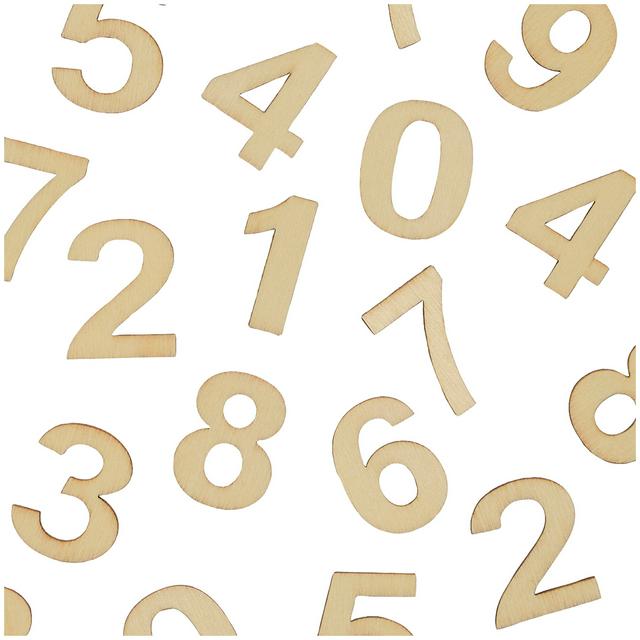 Get Creative Craft Wooden Numbers