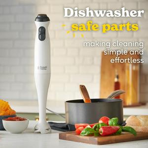Russell Hobbs Go Create White Electric Hand Blender 27550 - gallery image 3