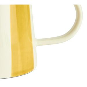 Habitat x Sanderson & National Trust Handpainted Small Stripe Mustard Jug - gallery image 4