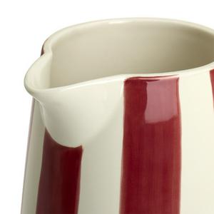 Habitat x Sanderson & National Trust Handpainted Large Stripe Berry Jug - gallery image 3