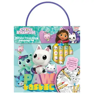 Gabby's Dollhouse Bumper Carry Along Colouring Set